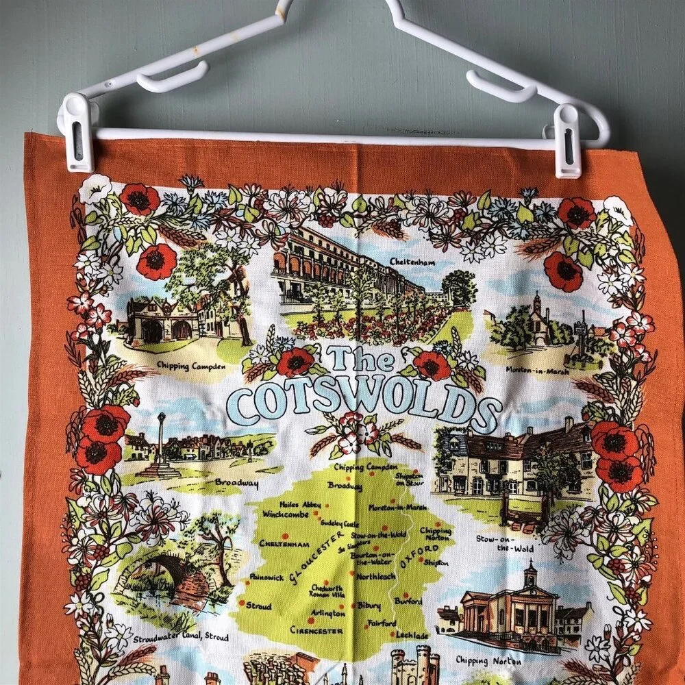 The Cotswolds Tea Towel Souvenir British 29